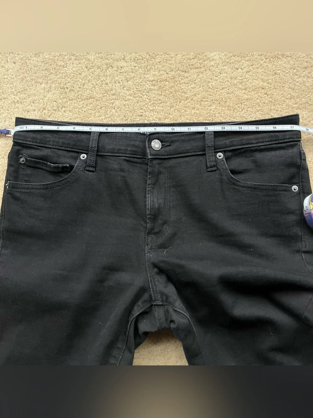 🌻GAP Women's Black Universal Leggings Skinny Jeans - 14/32 Long - EUC - Stretch